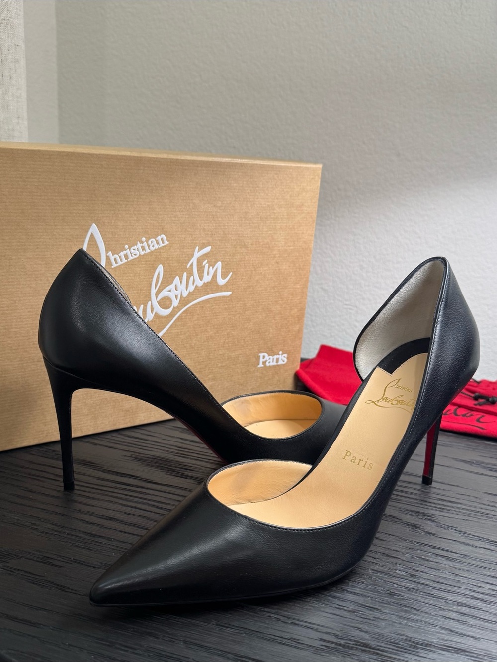 Christian Louboutin Iriza 85 Pumps Nappa Black 41 - Picture 4 of 9